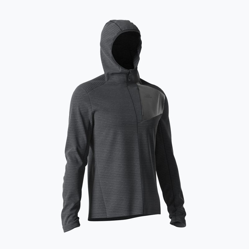 Флісова кофта чоловіча Salomon Outline FZ Hoodie чорна LC1368300 5