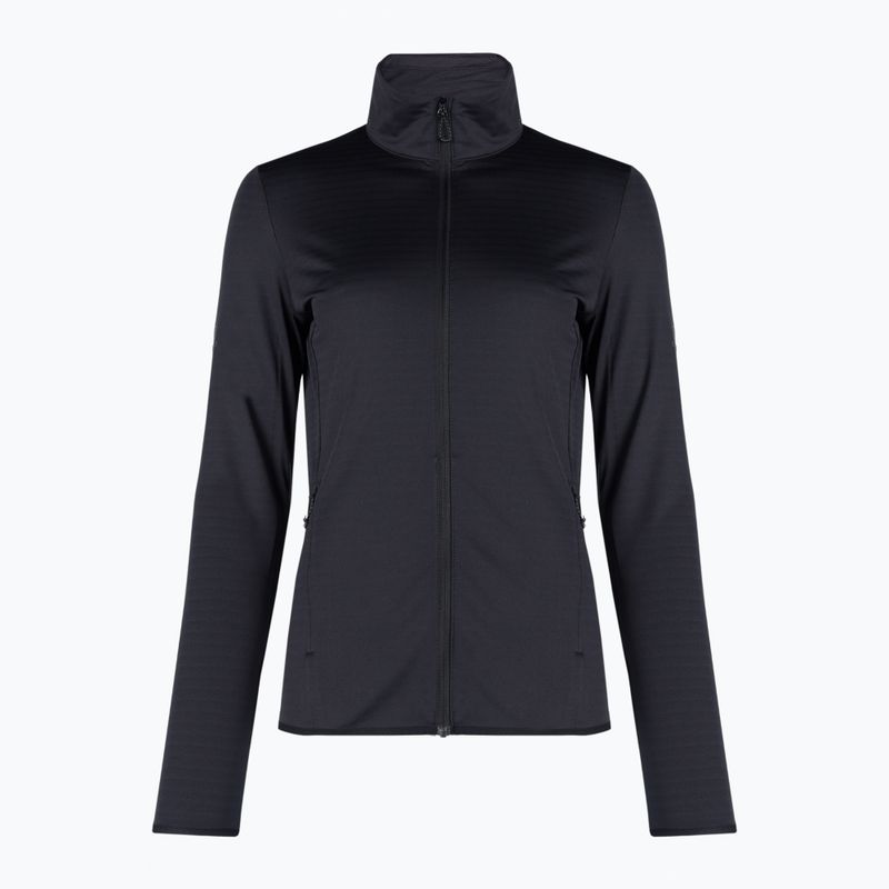 Флісова кофта жіноча Salomon Outrack Full Zip Mid чорна LC1358200