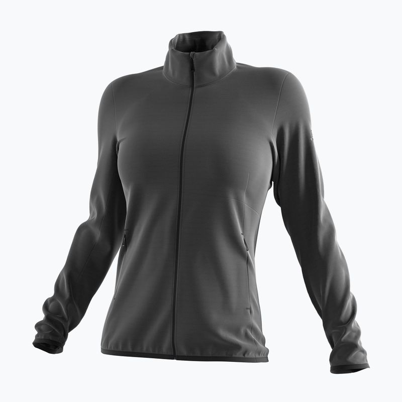Флісова кофта жіноча Salomon Outrack Full Zip Mid чорна LC1358200 5