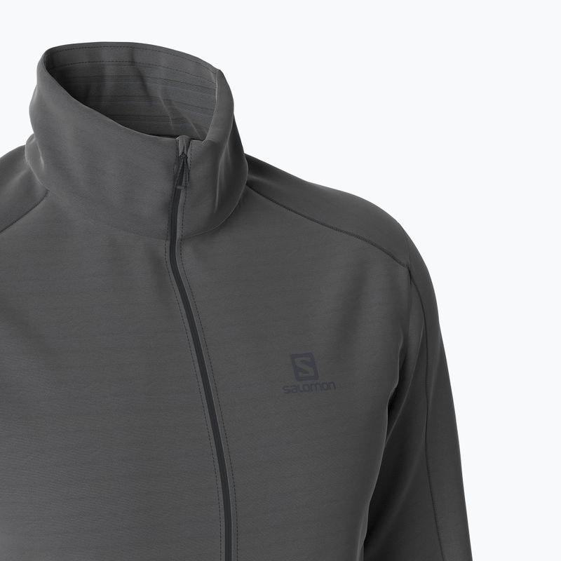 Флісова кофта чоловіча Salomon Outrack Full Zip Mid чорна LC1369200 6