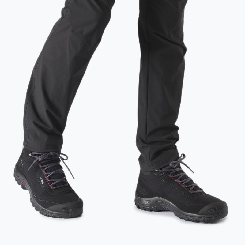 Черевики для трекінгу жіночі Salomon Shelter CS WP чорні L41110500 9