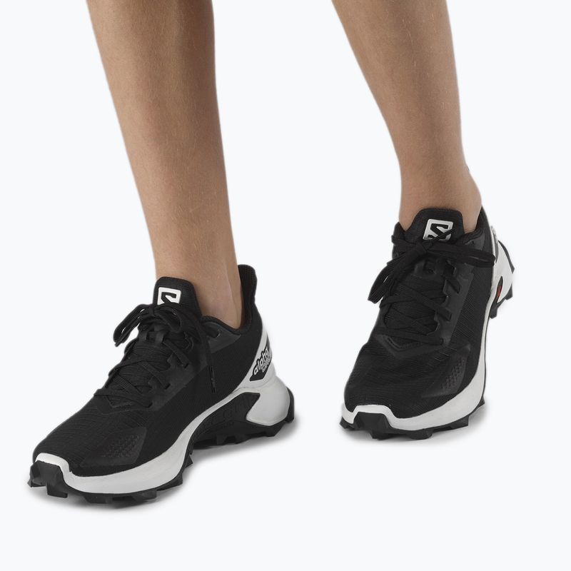 Кросівки для бігу дитячі Salomon Alphacross Blast black/white/black 13