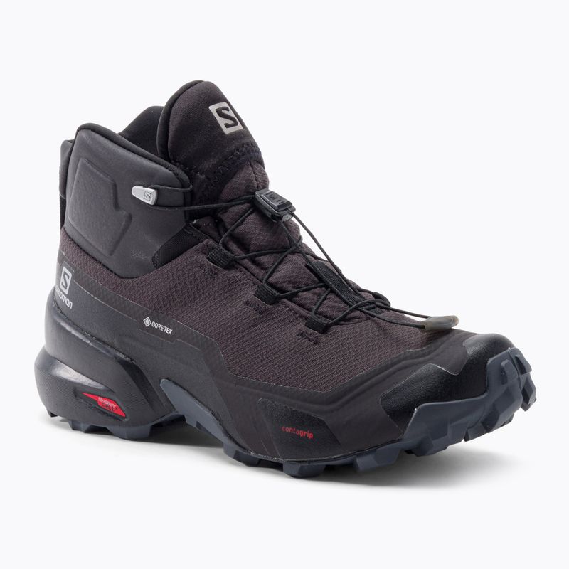 Черевики для трекінгу чоловіче Salomon Cross Hike Mid Gore-Tex чорні L41118500