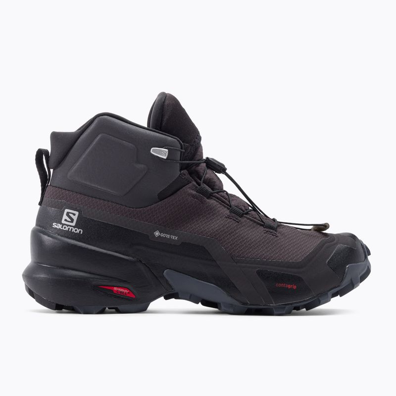 Черевики для трекінгу чоловіче Salomon Cross Hike Mid Gore-Tex чорні L41118500 2