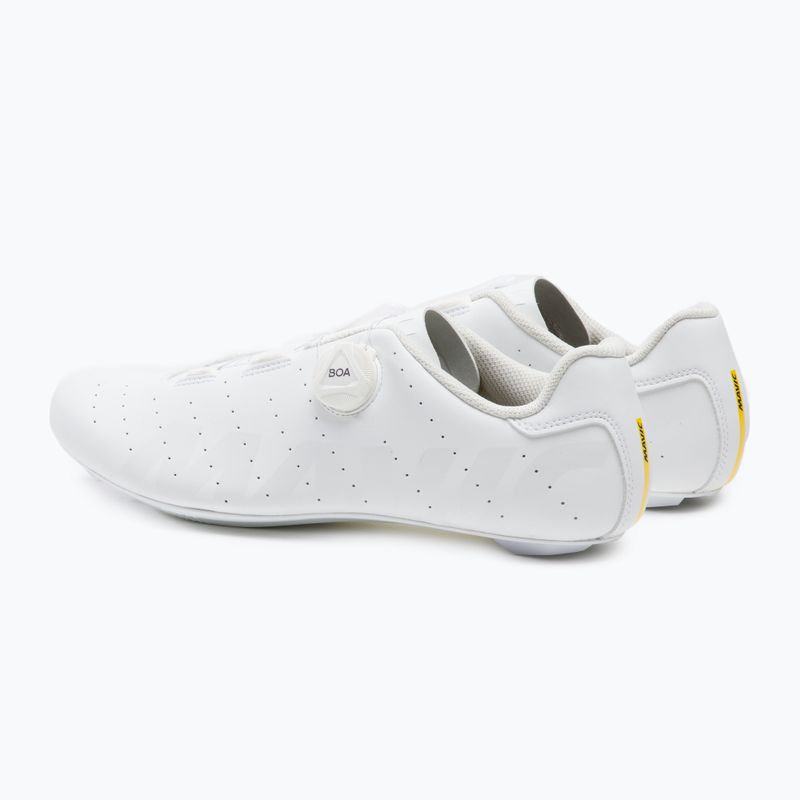Кросівки велосипедні шосе чоловічі Mavic Tretry Cosmic Boa white/white/white 4