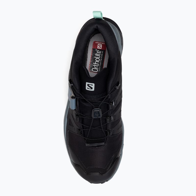 Черевики для трекінгу жіночі Salomon X Ultra 4 GTX чорно-блакитні L41289600 6