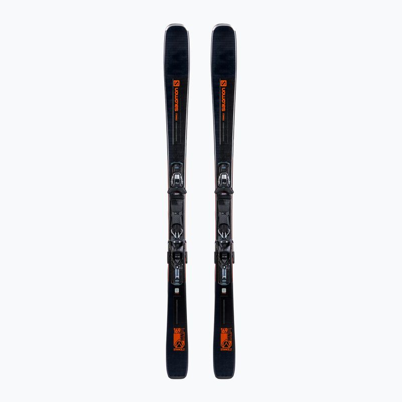 Лижі гірські чоловічі Salomon Stance 80 + M 11 GW чорні L41493700/L4146900010