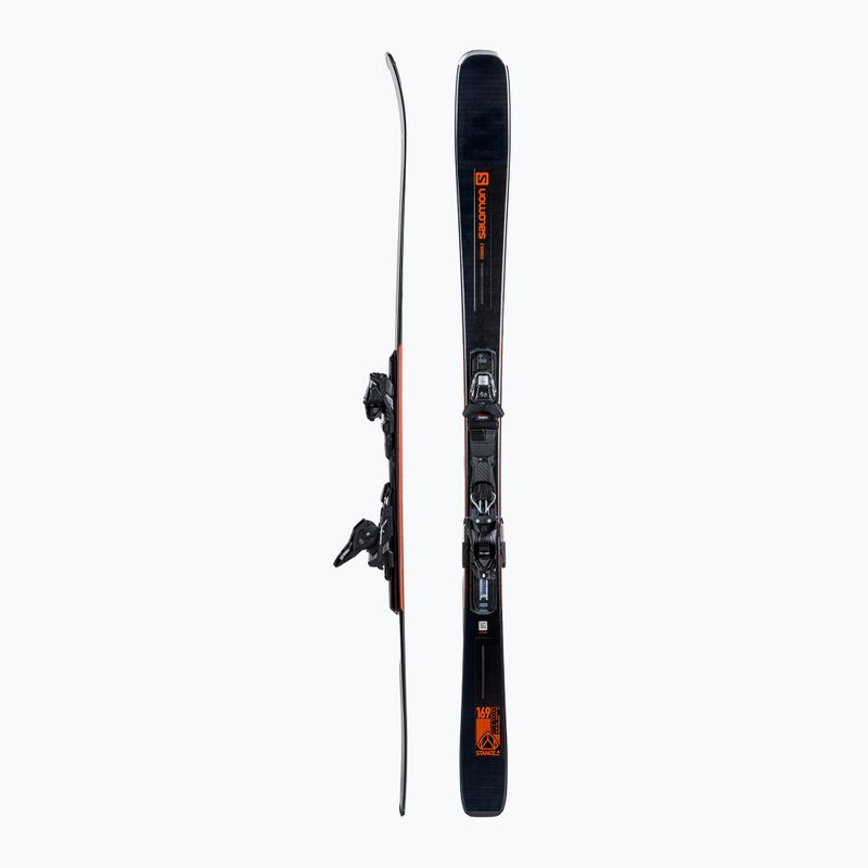 Лижі гірські чоловічі Salomon Stance 80 + M 11 GW чорні L41493700/L4146900010 2