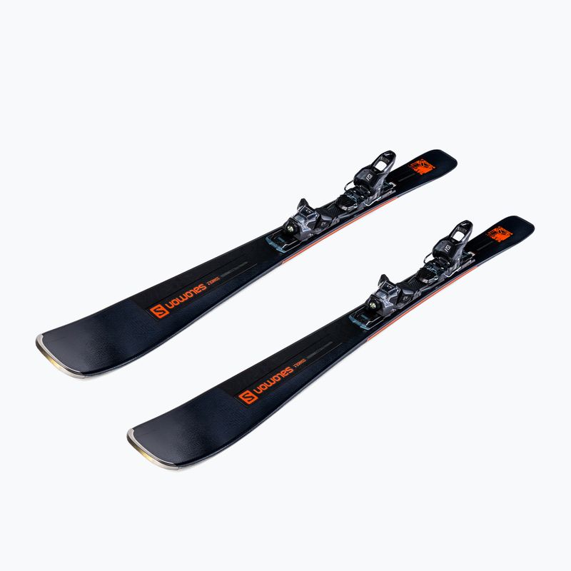 Лижі гірські чоловічі Salomon Stance 80 + M 11 GW чорні L41493700/L4146900010 4