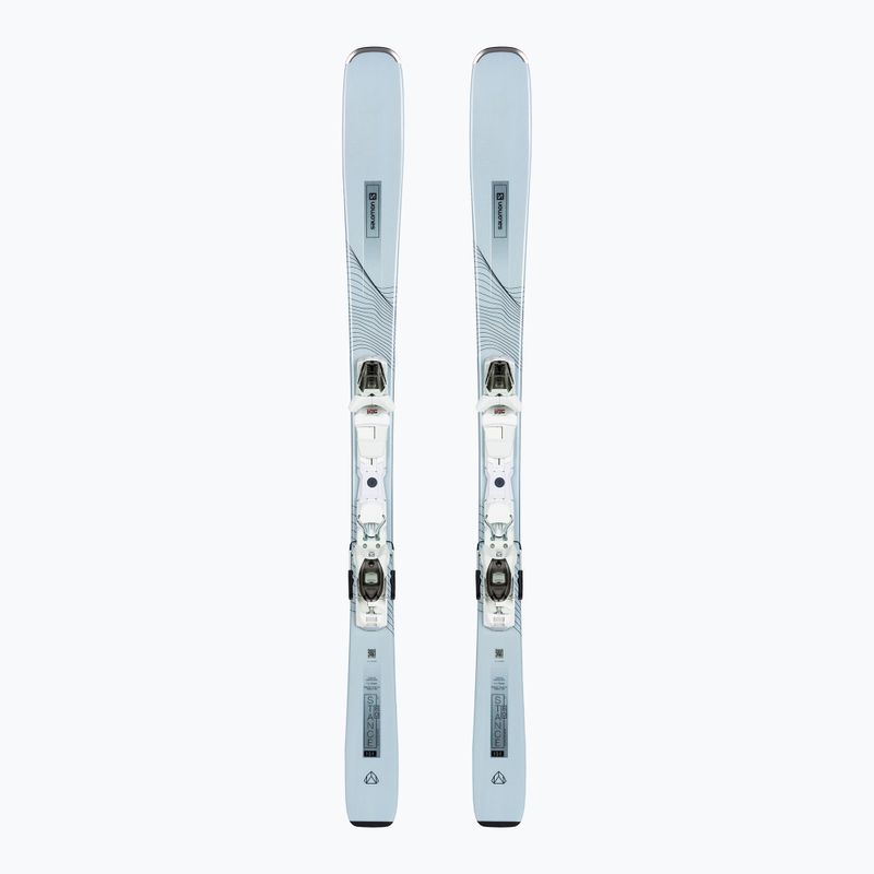 Лижі гірські жіночі  Salomon Stance W80 + M10 GW білі L41494000/L4113260010