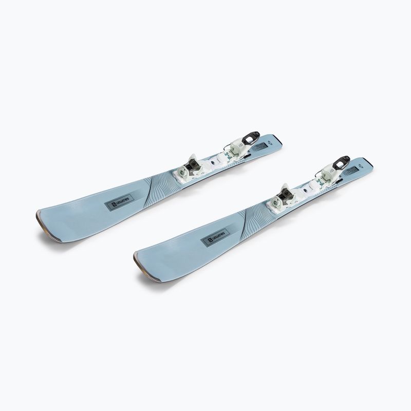 Лижі гірські жіночі  Salomon Stance W80 + M10 GW білі L41494000/L4113260010 5