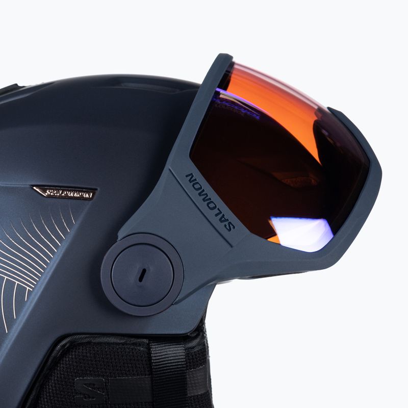 Шолом лижний жіночий Salomon Icon LT Visor Photo Sigma S1-S3 синій L41529800 6