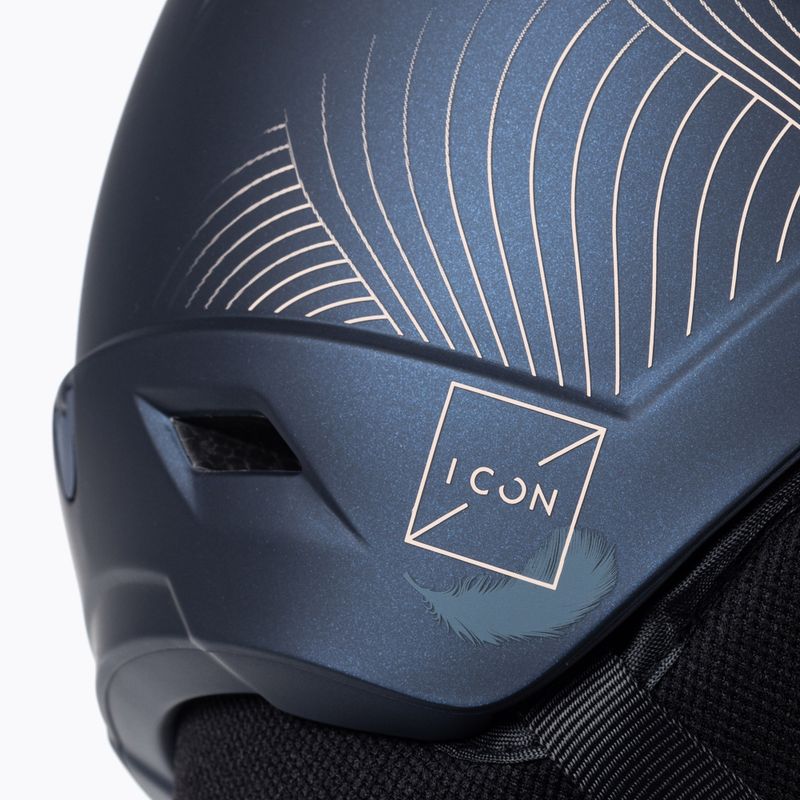Шолом лижний жіночий Salomon Icon LT Visor Photo Sigma S1-S3 синій L41529800 8