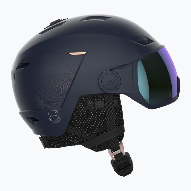 Шолом лижний жіночий Salomon Icon LT Visor Photo Sigma S1-S3 синій L41529800 10