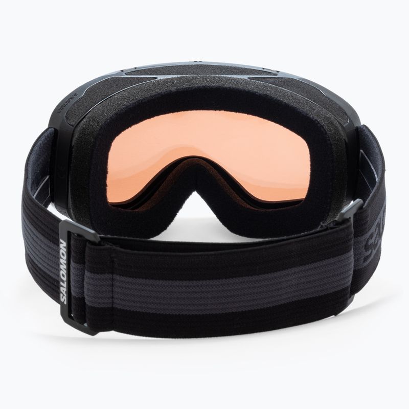 Маска лижна Salomon Sense black/flash orange L41484100 3