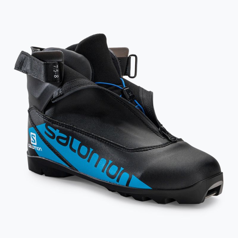 Черевики для бігових лиж дитячі Salomon R/Combi JR Prolink чорні L41514100+ 12