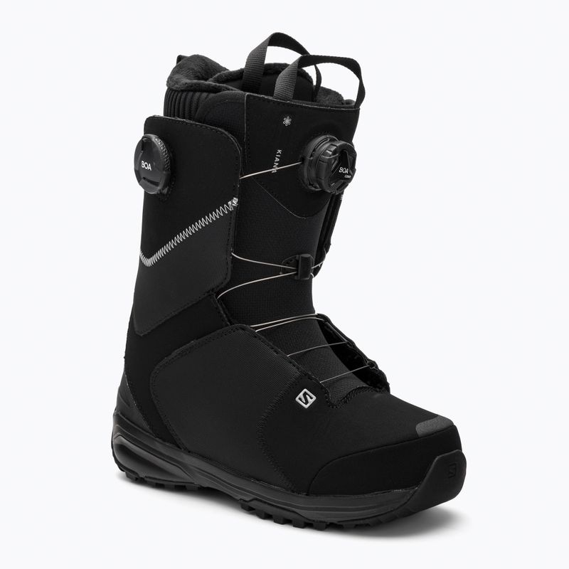 Черевики для сноуборду жіночі Salomon Kiana Dual Boa чорні L41429100