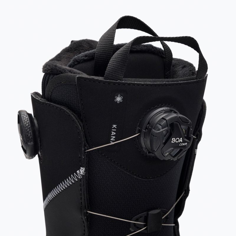 Черевики для сноуборду жіночі Salomon Kiana Dual Boa чорні L41429100 6