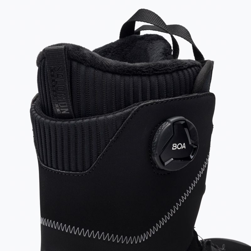 Черевики для сноуборду жіночі Salomon Kiana Dual Boa чорні L41429100 8