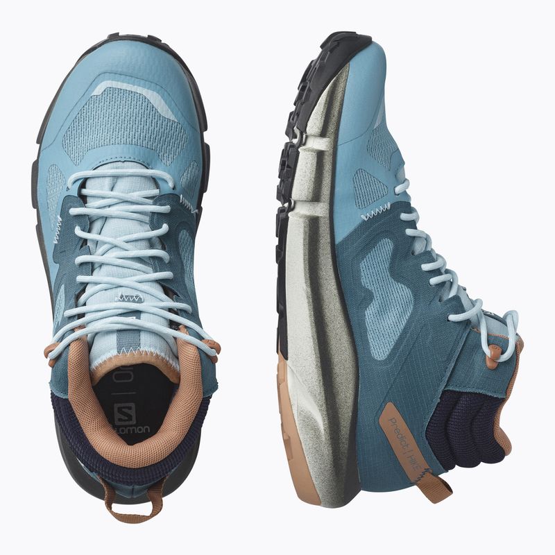 Черевики для трекінгу жіночі Salomon Predict Hike Mid GTX блакитні L41460700 14