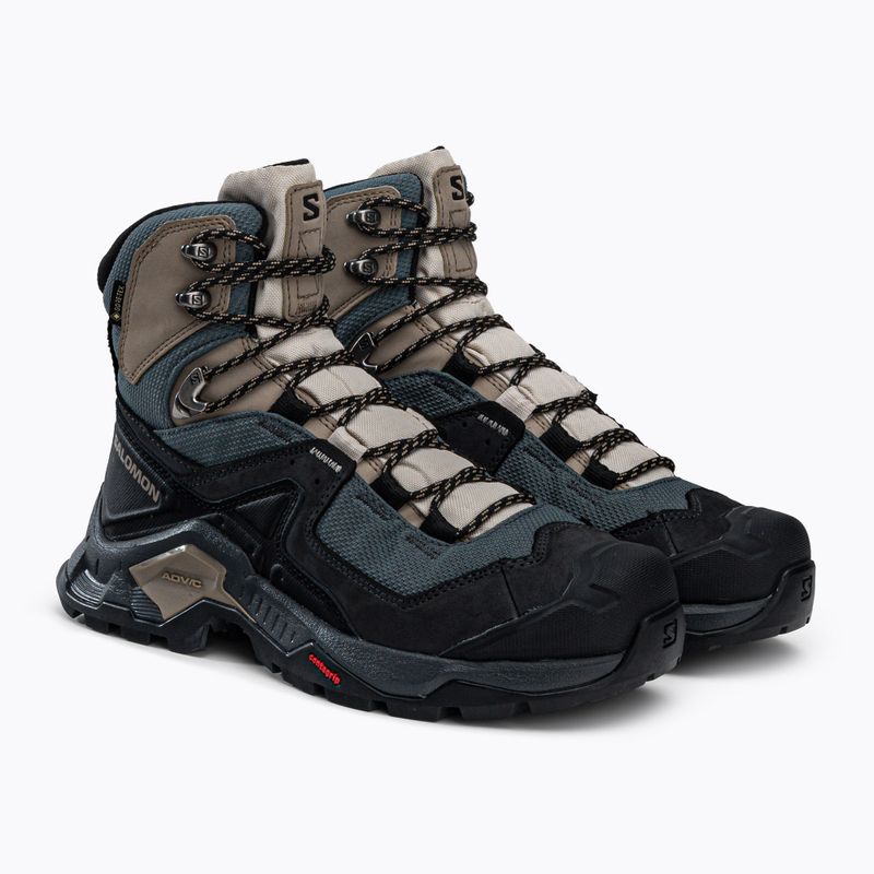 Черевики для трекінгу жіночі Salomon Quest Element GTX чорно-блакитні L41457400 4