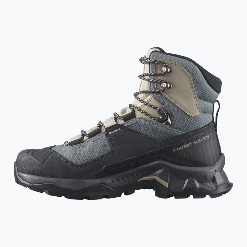 Черевики для трекінгу жіночі Salomon Quest Element GTX чорно-блакитні L41457400 11