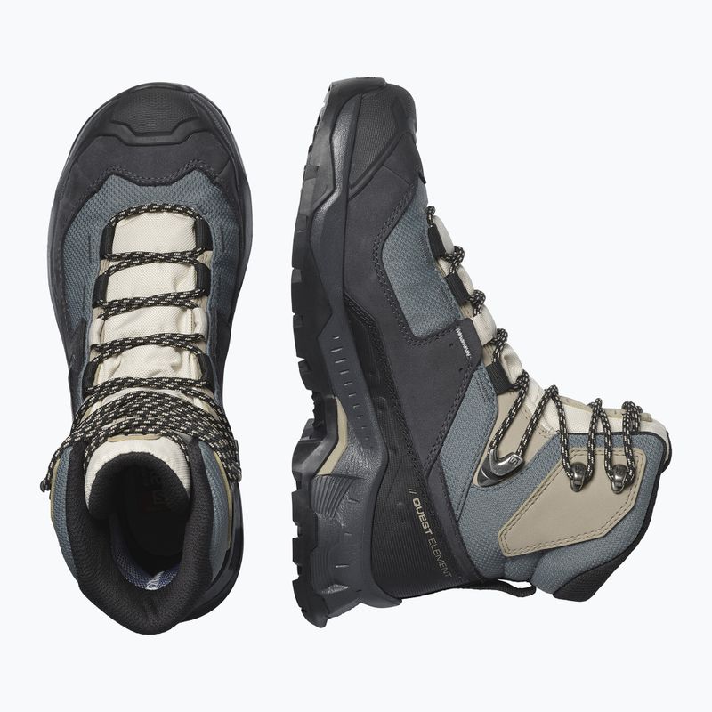 Черевики для трекінгу жіночі Salomon Quest Element GTX чорно-блакитні L41457400 13