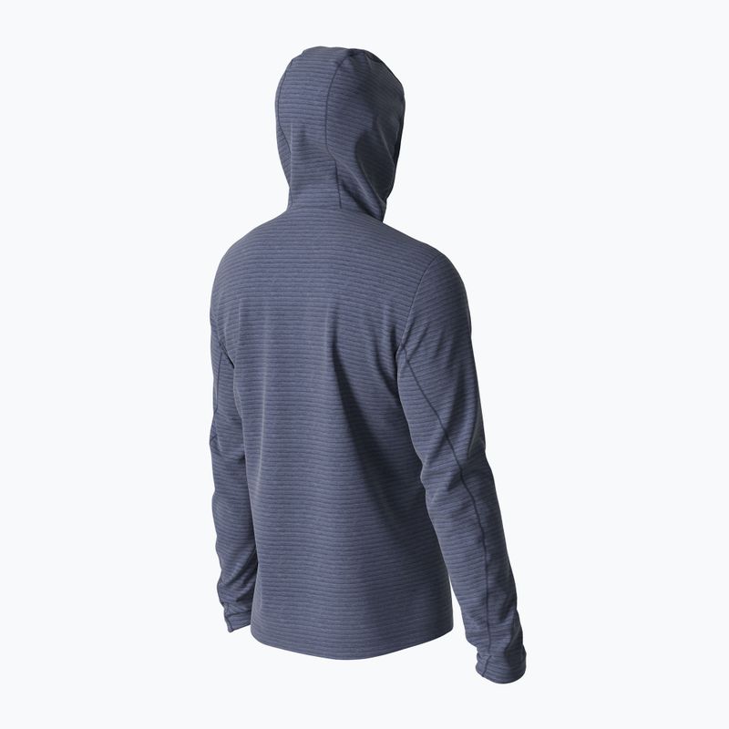 Флісова кофта чоловіча Salomon Outline FZ Hoodie синя LC1712100 6