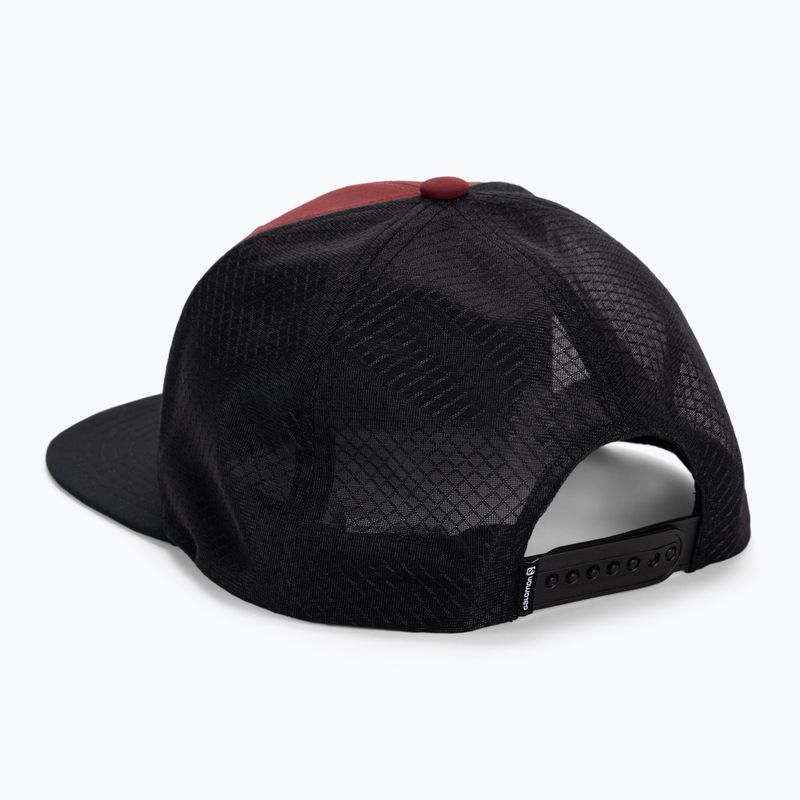 Бейсболка Salomon Trucker Flat бордова LC1680700 3