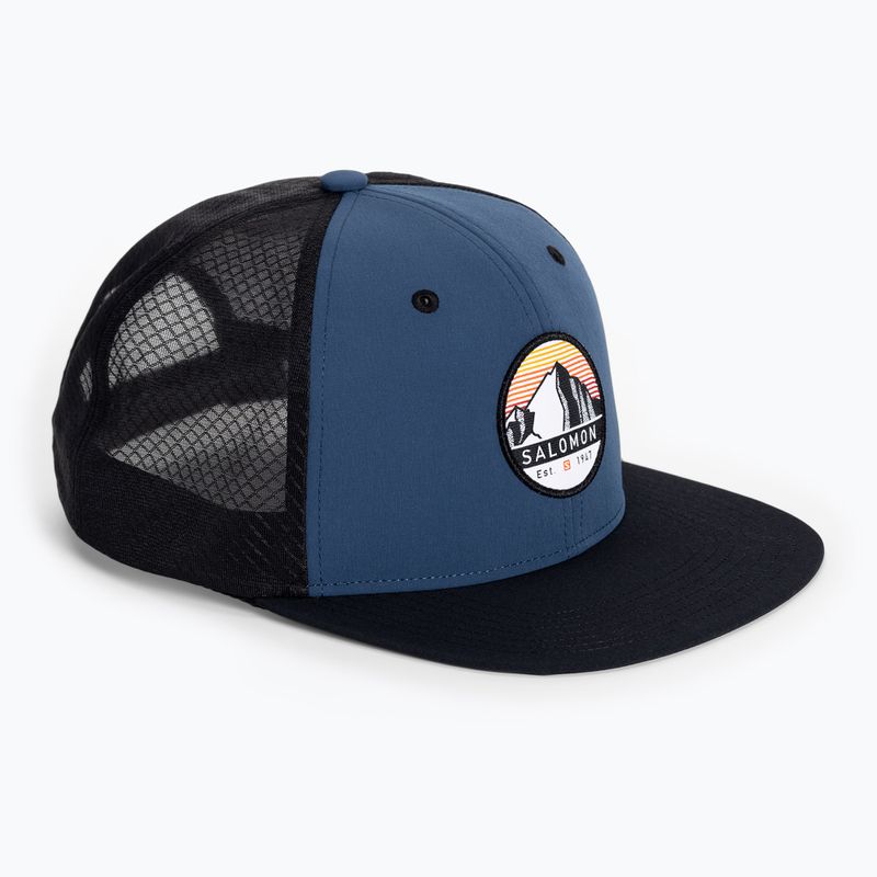 Бейсболка Salomon Trucker Flat синя LC1680600