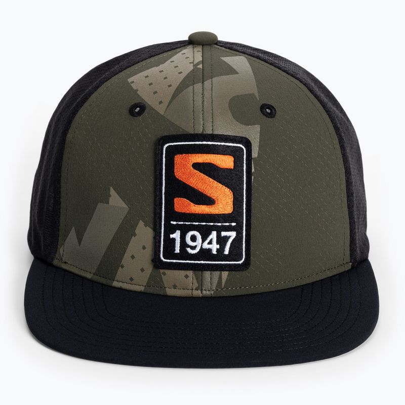 Бейсболка Salomon Trucker Flat зелена LC1680500 4