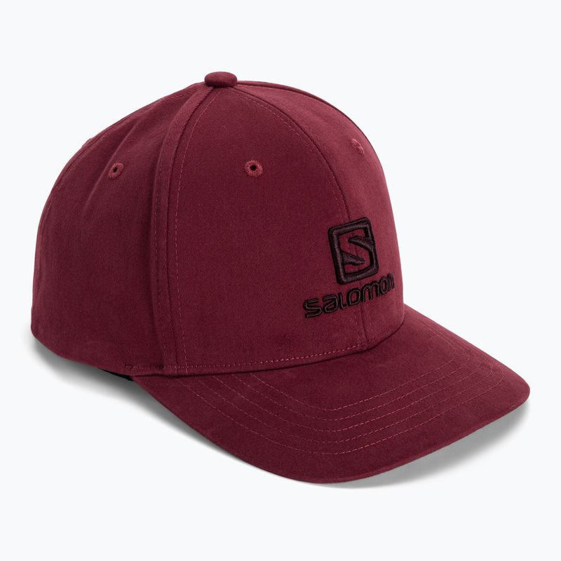 Бейсболка Salomon Logo червона LC1682400