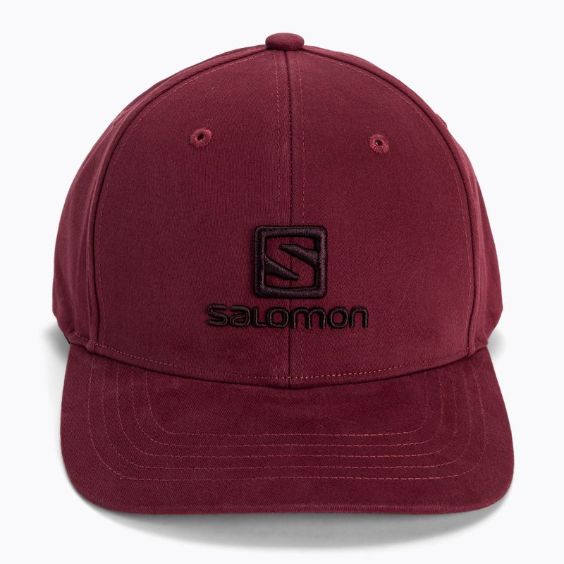 Бейсболка Salomon Logo червона LC1682400 4
