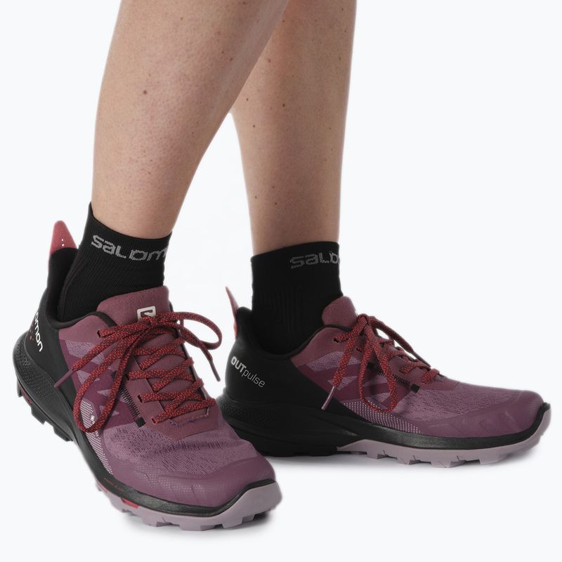 Черевики для трекінгу жіночі Salomon Outpulse GTX фіолетові L41689700 16
