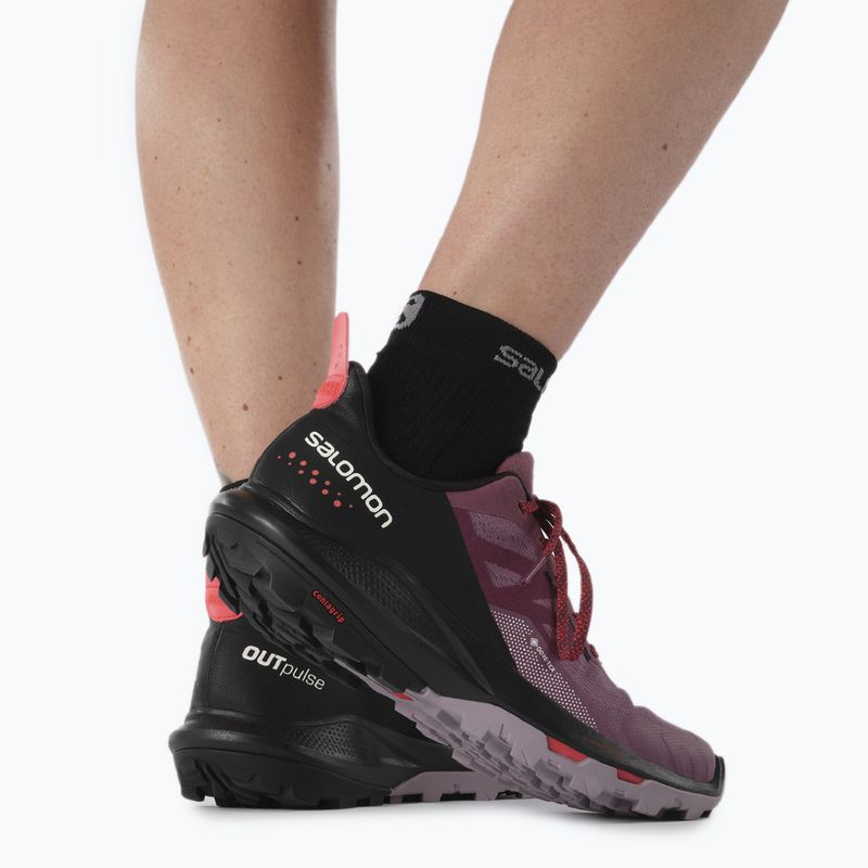 Черевики для трекінгу жіночі Salomon Outpulse GTX фіолетові L41689700 17