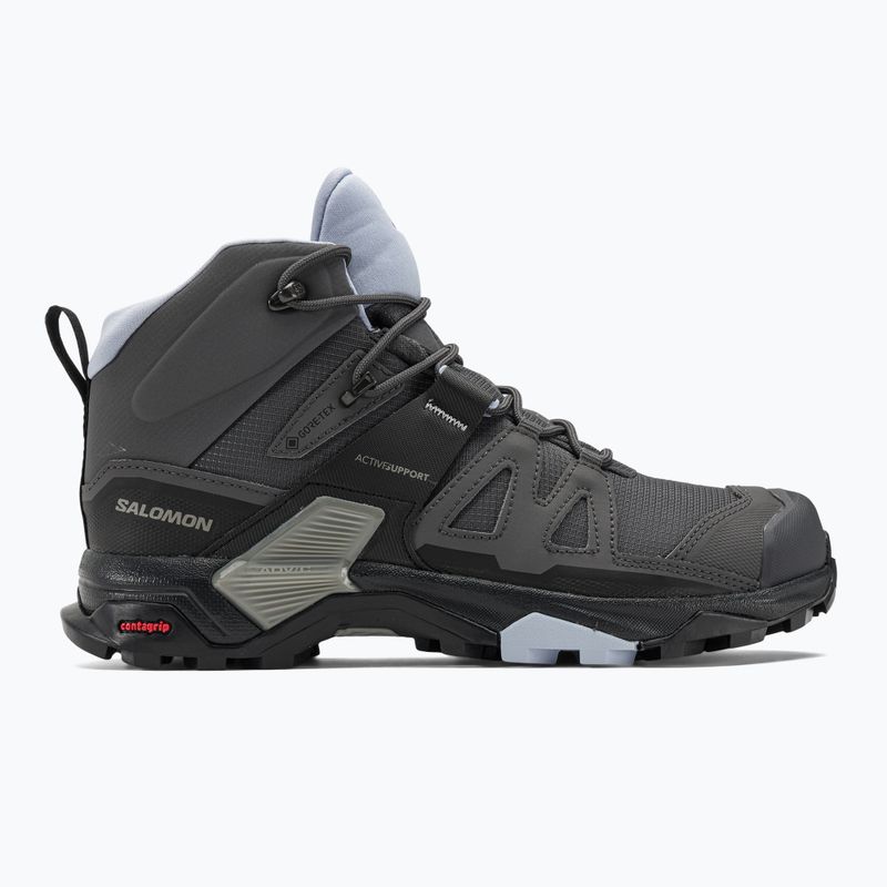 Взуття трекінгове жіноче Salomon X Ultra 4 Mid GTX magnet/black/zen 2