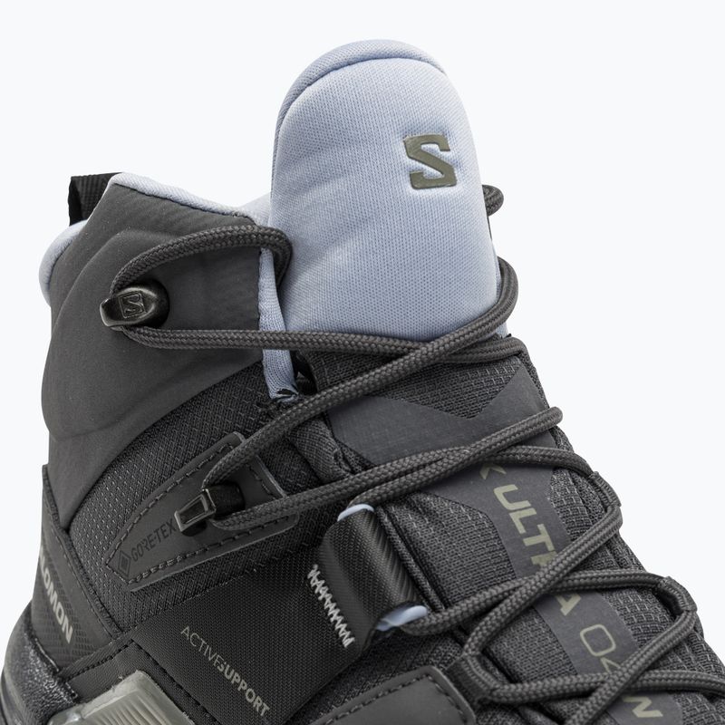 Взуття трекінгове жіноче Salomon X Ultra 4 Mid GTX magnet/black/zen 8
