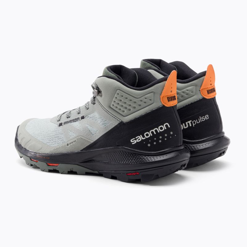 Черевики для трекінгу чоловіче Salomon Outpulse Mid Gore-Tex зелено-чорні L41588900 3