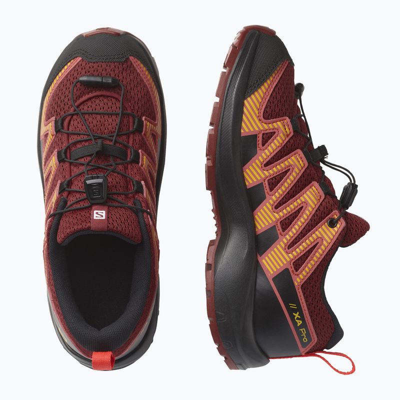 Кросівки для бігу дитячі Salomon XA Pro V8 dahlia/black/pord 14