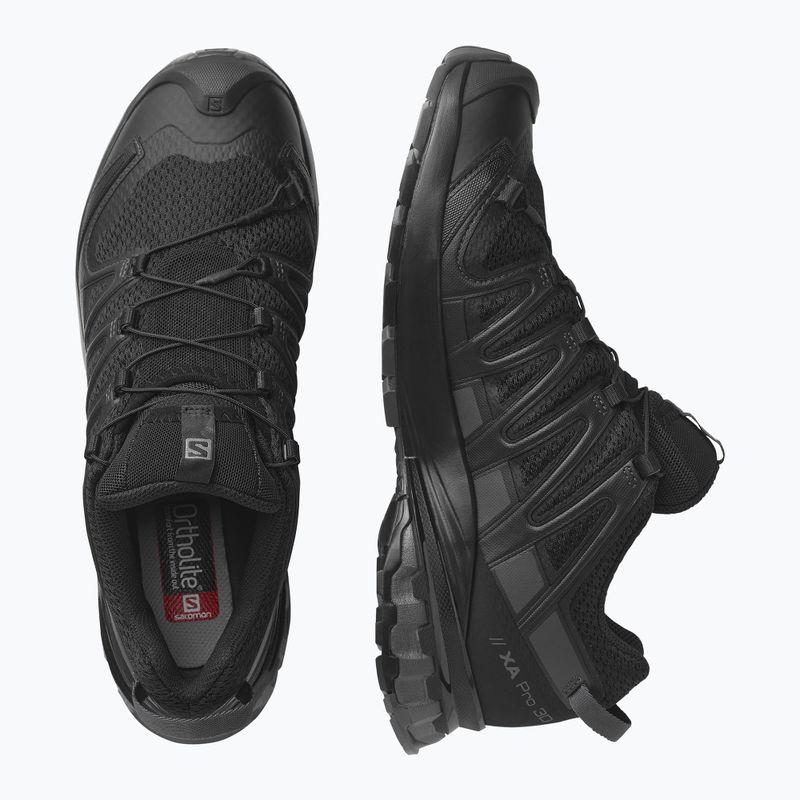 Кросівки для бігу чоловічі Salomon XA Pro 3D V8 чорні L41689100 14