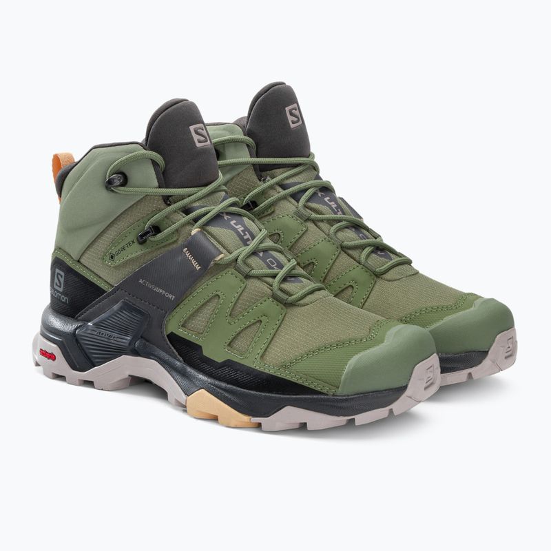 Черевики для трекінгу жіночі Salomon X Ultra 4 MID GTX зелені L41625100 4