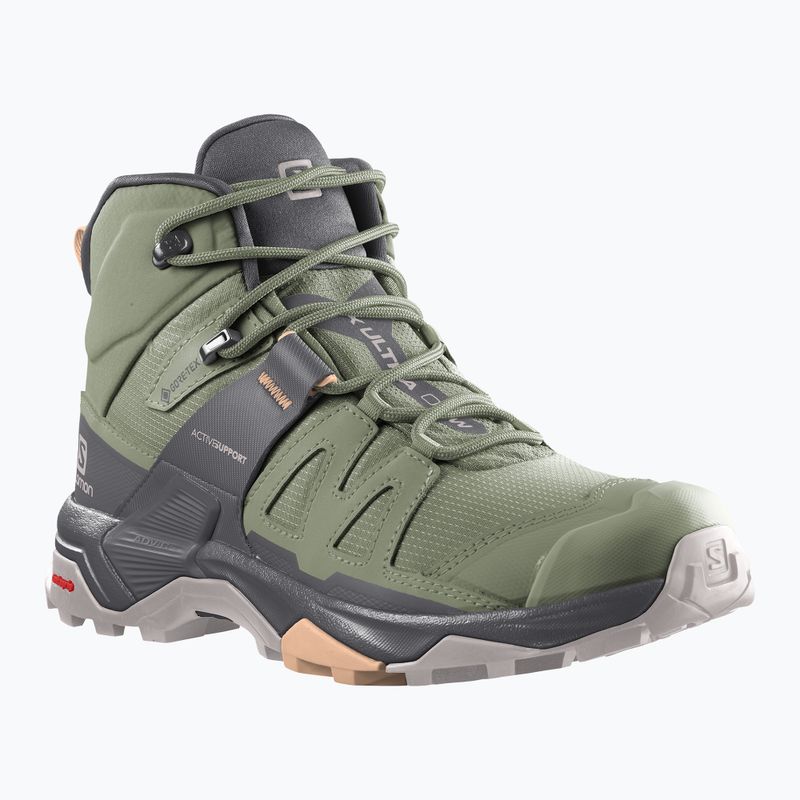 Черевики для трекінгу жіночі Salomon X Ultra 4 MID GTX зелені L41625100 11