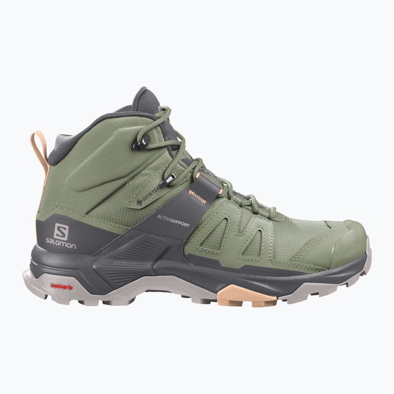 Черевики для трекінгу жіночі Salomon X Ultra 4 MID GTX зелені L41625100 12