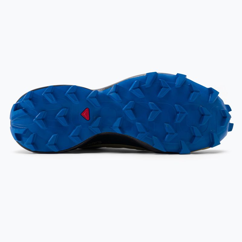 Кросівки для бігу чоловічі Salomon Speedcross 5 GTX black/green moss/skydiver 4
