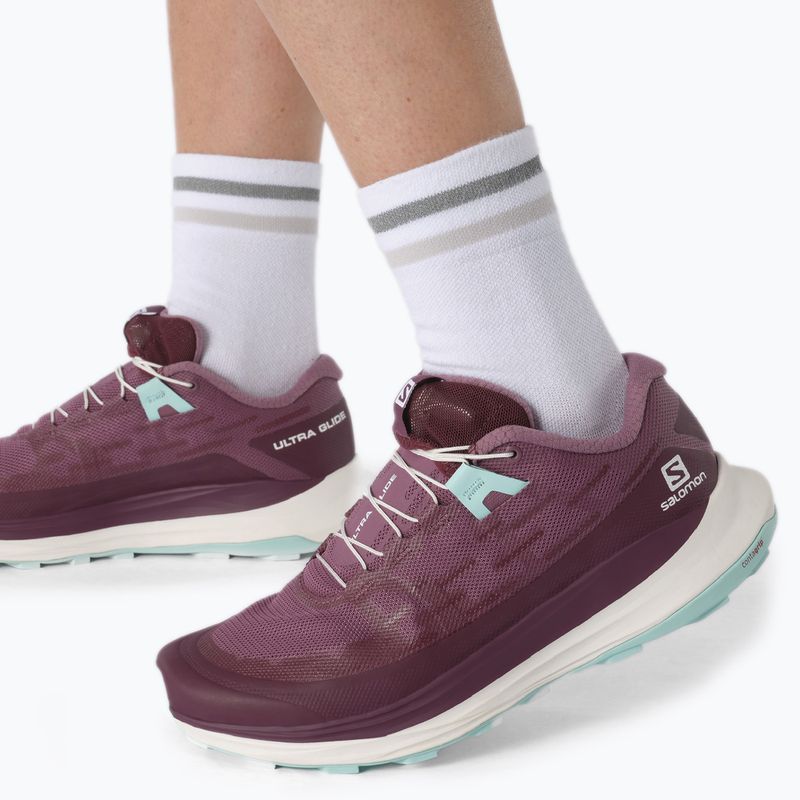 Кросівки для бігу жіночі Salomon Ultra Glide фіолетові L41598700 11