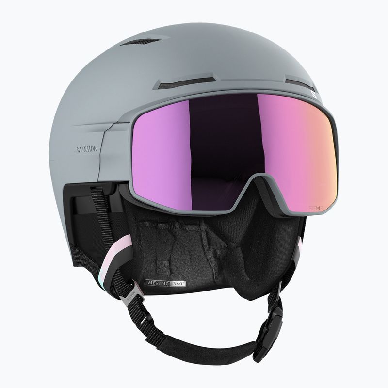 Шолом лижний Salomon Driver Prime Sigma Plus+el S1/S2 сірий L47011200 8