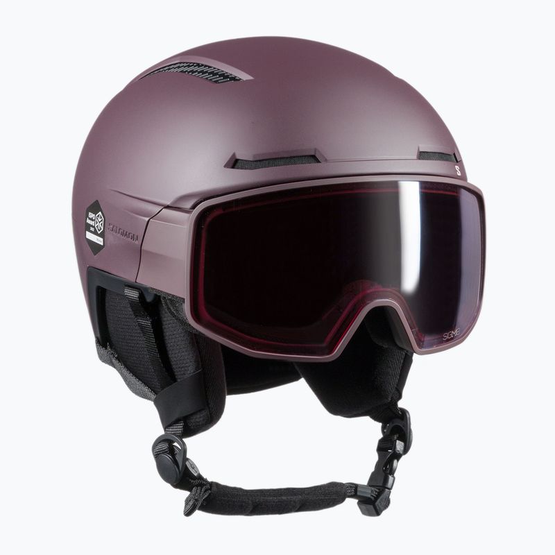Шолом лижний Salomon Driver Pro Sigma S1 фіолетовий L47012000