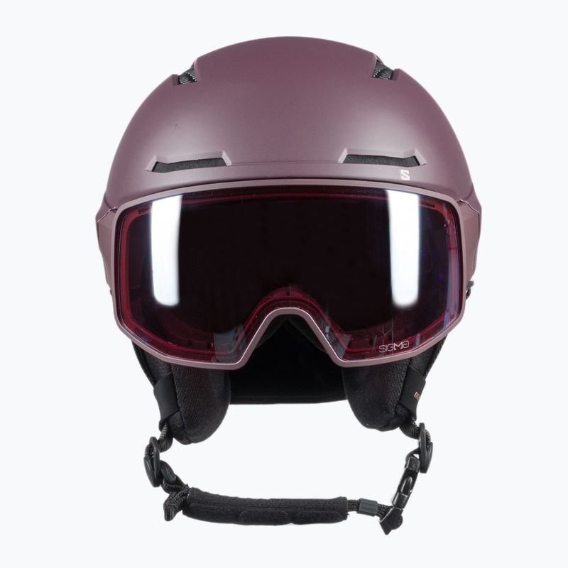 Шолом лижний Salomon Driver Pro Sigma S1 фіолетовий L47012000 2