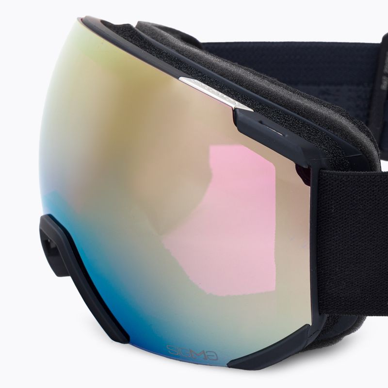 Маска лижна Salomon Radium black/sigma black gold L47005000 5