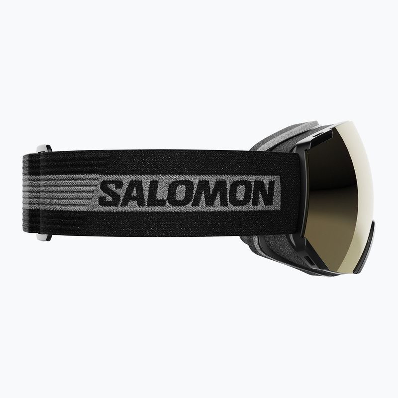 Маска лижна Salomon Radium black/sigma black gold L47005000 8